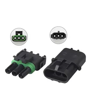 Elphi-inyector de 3 pines, sensor de velocidad del vehículo, conector eléctrico automotriz para arnés de cableado 12010717 12015793/DJ3031Y-2.5-11/21