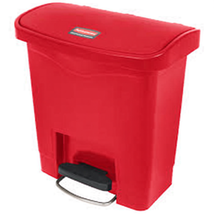 Pattumiera a Pedale in Resina Rossa 15 L - Product Image 2