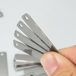 التصنيع باستخدام الحاسب الآلي الفولاذ المقاوم للصدأ مستطيلة الفراغات تسميات المعادن نحت وختم الفراغات - Product Image 5