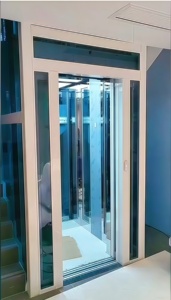 Yeni Modern Ev Hidrolik Silindirli Asansör, Engelli ve Tekerlekli Sandalyeli Kişiler İçin, Konut Merdivenleri İçin Çelik Asansör, Villalar İçin - Product Image 3