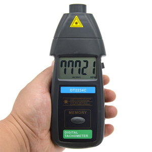 Tacómetro Láser Digital sin Contacto KBD DT-2234C con Autoajuste, Pantalla Máxima de 99999, Certificación CE, Diámetro de Escaneo de 17 mm para Tornos - Product Image 5