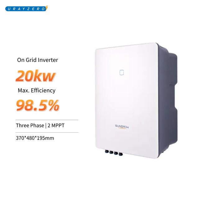 Best Sellers 20kw for Hybrid Solar Inverter SG20RT 3 Phase on Grid IP65 LED Display Pure Sine Wave 98.5% Efficiency