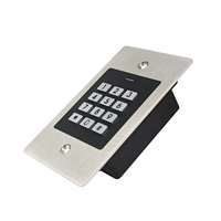 Clavier d'entrée de porte étanche pour la maison et le bureau Clavier de contrôle d'accès encastré Lecteur RFID 125KHz avec Wiegand