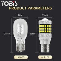 YOBIS Auto Blinker LED-Lampe W16W/W5W Autolichtbirne T15 2016 57SMD 921 912 Fehlerfrei für Toyota BMW Audi Canbus-Kompatibel