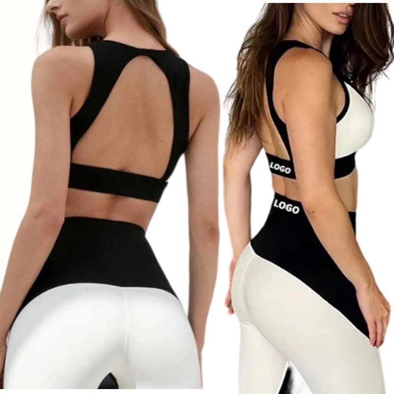Yoga Wear Women Wholesale Fitness Yoga Active Wear Gym Tummy Control Fitness Wear Pants Yoga Sets · image 5