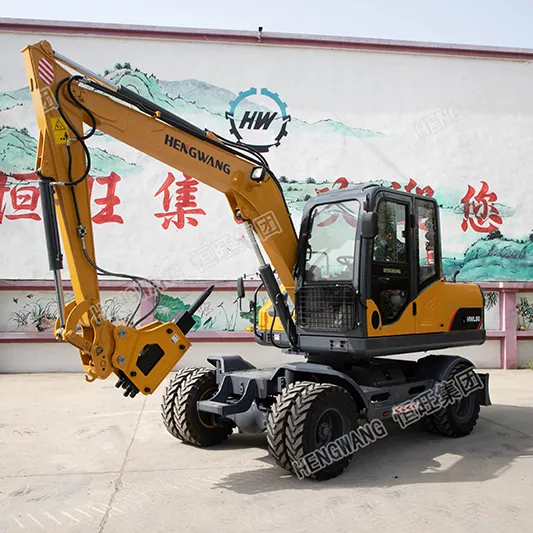 Hengwang HW80L di Fabbrica Prezzo A Buon Mercato Nuova Ruota di Escavatore Idraulico Con Rottura Martello