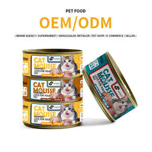 Salmon Tuna Wet Cat Food 85G Premium Natural <b>Canned</b> Snacks Treats OEM Manufacturer China - Product Image 1