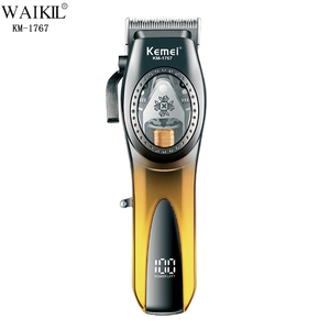 Tondeuse à cheveux sans fil rechargeable KEMEI Km-<span class=keywords><strong>1767</strong></span>, tondeuse à cheveux à épissure, moteur magnétique rapide, tondeuse à cheveux pour <span class=keywords><strong>salon</strong></span> <span class=keywords><strong>de</strong></span> coiffure - Product Image 1