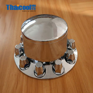 Nouveau cache-<span class=keywords><strong>roue</strong></span> d'essieu arrière <span class=keywords><strong>de</strong></span> camion en plastique ABS chromé amovible rond, écrou <span class=keywords><strong>de</strong></span> <span class=keywords><strong>roue</strong></span>, robuste - Product Image 3