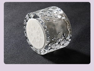 Altavoz inalámbrico portátil con diseño de moda de cristal transparente F86, lámpara de altavoz LED, altavoces de sonido envolvente - Product Image 5