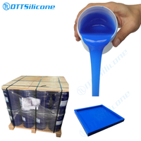 Caoutchouc de silicone à durcissement au platine 25A pour la fabrication de moules en plâtre, caoutchouc de silicone RTV-2
