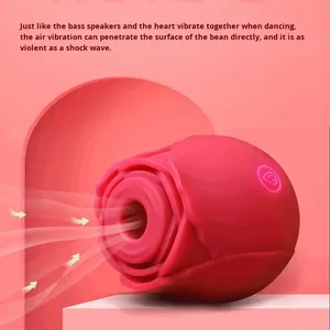 Vibrador Rosa para Masaje Femenino, Masturbador con Succión, Producto para Adultos, Modelo Shenzhen 40, Silencioso, Modelo 9426 - Product Image 4