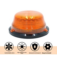 Feux d'avertissement LED pour voiture 7W sans tension pour feux de signalisation montés sur véhicule, véhicules d'ingénierie, spécialisés transfrontaliers