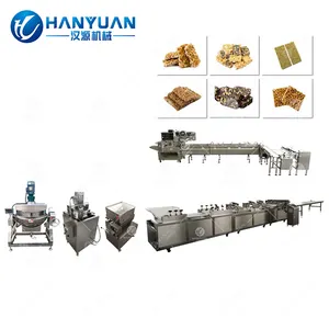 Hot sale crunchy peanut chikki candy production line