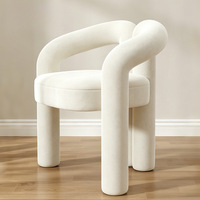 Chaises en tissu velours à éponge hautement élastique, design sans cadre, vente directe d'usine, chaise de salon