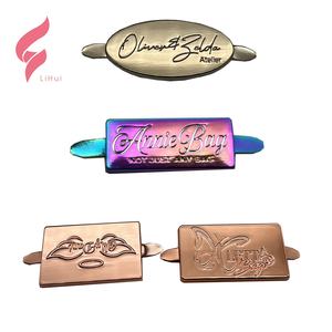 Etiquetas de Metal con Logotipo Personalizado, Libres de Níquel y Ecológicas de Lihui, Etiqueta de Metal para Cartera, Etiqueta de Metal Personalizada para Bolso - Product Image 2