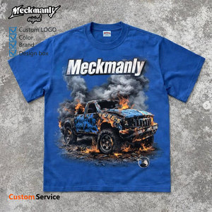 เสื้อยืดคอกลมผ้าฝ้ายหนา 100% พิมพ์ลาย DTF ปักโลโก้ตามแบบที่กำหนดเอง สำหรับทั้งชายและหญิง ตามตัวอย่างที่ให้ - Product Image 4