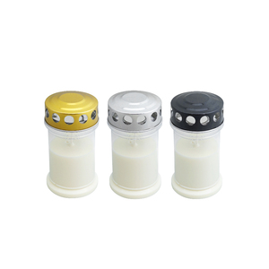 Elegant Cemetery Lamps Grave Blessing Pillar <b>Candles</b> for Formal Memorial Services - Product Image 1