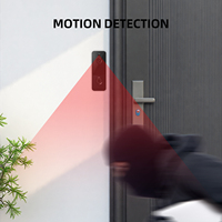 Sonnette de porte sans fil Bluelock TTLock avec caméra 1080P HD, vision nocturne, communication bidirectionnelle, capteur de mouvement PIR, anti-effraction, sécurité domestique