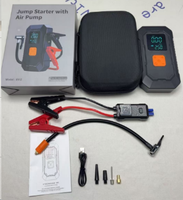 Pompe à air intelligente pour voiture, gonfleur de pneus haute pression, démarreur d'urgence tout-en-un, gonfleur 12V pour voiture, camion, moto, SUV