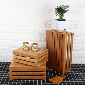 Japanese Style Bamboo <b>Storage</b> <b>Basket</b> Rectangle Eco Friendly Food Container Kitchen Organization Woven <b>Baskets</b> - Product Image 2