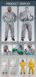 Anti sülfürik asit ağır kimyasal Peneturation tipi 3 güvenlik tulumları tulum endüstriyel koruyucu kıyafet - Product Image 6