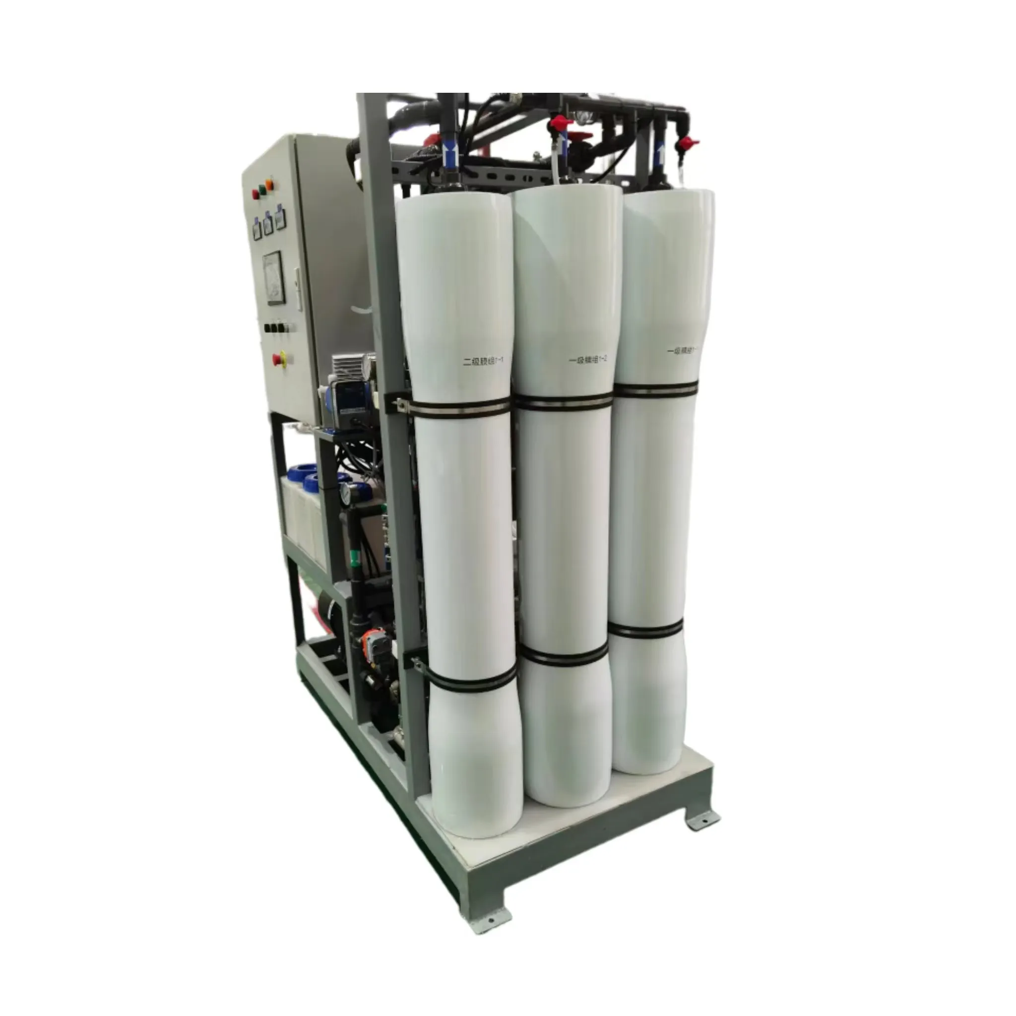 500L/H Tratamiento de agua industrial RO equipo de desalinización de agua de mar con PCL