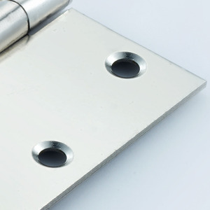 Bisagra Plana de Acero Inoxidable Plateado de 3 Pulgadas con Diseño Moderno, Grosor de 2.2 mm, con Rodamiento de Bolas, Fabricante de Bisagras Planas - Product Image 4