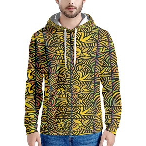 Sweat-shirts à capuche unisexes jaunes en promotion, imprimé floral 3D, sweat-shirt à capuche avec grandes poches pour hommes, adolescents, femmes - Product Image 5