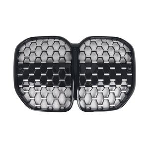 Rejilla delantera para BMW G22, diseño de malla de nido de abeja en plástico ABS negro brillante para la serie 4 del 2021. - Product Image 1