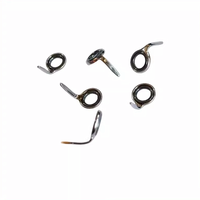 Populaire LS Type céramique bricolage accessoires de pêche paquet complet 304 acier inoxydable anneau magnétique Guide pour la pêche en lac