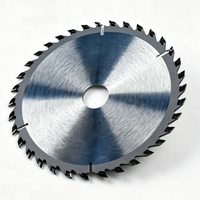 Lame de scie circulaire TCT brasée argentée à dents affûtées pour outils de meuleuse d'angle