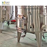 600L acier inoxydable 304 316 vin fermenteur boissons et vin machines de traitement noyau pression navire brassage vin Fermentation