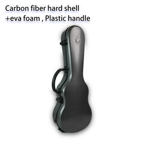 音楽練習向けポータブルカーボンファイバー製ギターケース、耐久性のあるEVAハードストレージ、ブラックコットンウェビング、カラフルな特徴 - Product Image 4
