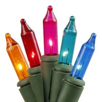 Pour UL certifié IP65 Mini T5 LED à facettes extérieur arbre de noël guirlande lumineuse blanc chaud étanche Mini éclairage de noël