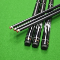 Tongkat Snooker Berkualitas Tinggi Maple 1/2 Split High-Tech dengan Sambungan Baja Anti Karat, Shaft Serat Karbon Fiberglass - Ringan 2-bagian