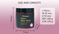 Masker Rambut Biji Hitam Bawang Merah  Memperkuat & Memperbaiki Rambut Rusak  Tersedia Grosir/OEM/Label Pribadi