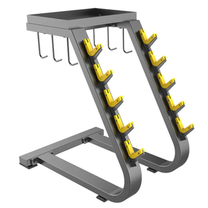 Estante de almacenamiento comercial para accesorios de gimnasio, soporte colgante para cables y mangos, organizador de agarres para fitness en el gimnasio - Product Image 3