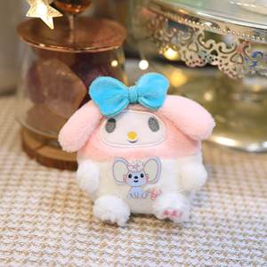 10 सेमी 4 इंच कुरूमी किटी लूश सिक्का पर्स सस्ते प्रचार उपहार, क्लैव मशीन के लिए कीचेन खिलौने - Product Image 5