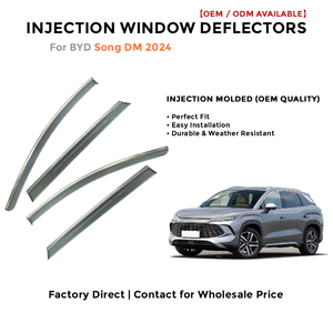 Déflecteurs de fenêtre latérale pare-pluie pour Toyota Cruiser 2019-2020 accessoires auto - Product Image 2