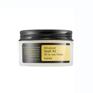 Crème de soin du visage en gros favorise l'absorption adoucissante de la peau avancée escargot 92 crème tout en un