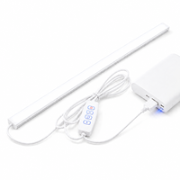 Lampe de bureau à bande lumineuse blanche, lampe de lecture LED à fixation magnétique, protection des yeux, pour étudiants uniquement, pour dortoir, à intensité variable, alimentée par USB