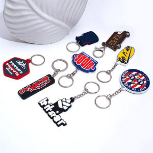 سلاسل مفاتيح كارابينر مخصصة صديقة للبيئة ومتينة من البي في سي الناعم بتصميم كرتوني ثنائي/ثلاثي الأبعاد مع هدايا ترويجية من سبائك الزنك - Product Image 3