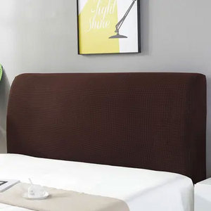 Vendita calda Custom misura elastico copricapo Jacquard protezione antipolvere fodera per uso domestico elasticizzato testiera - Product Image 5