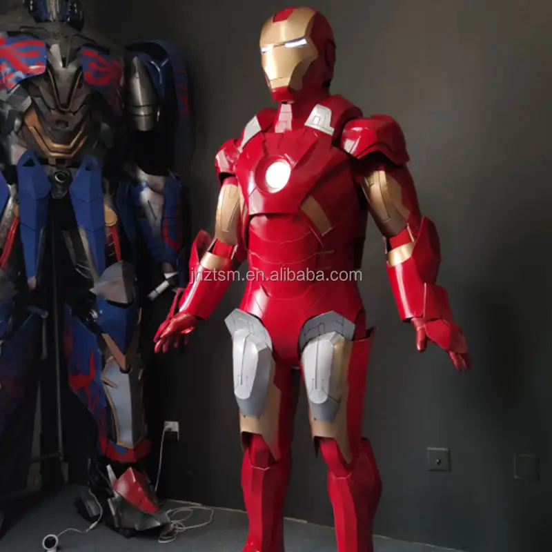 Robot a Led Costume Robot adulto Cosplay ferro Robot uomo vestito prezzo primo Costume