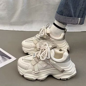 รองเท้าลำลองผู้หญิง Joker Explosions รุ่นเพิ่มความสูงเล็กน้อย  คอลเลคชั่นฤดูใบไม้ร่วง 2025 พื้นหนา รุ่นใหม่ ไซส์ผู้หญิง 26 - Product Image 2