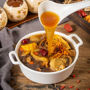 Base de soupe concentrée instantanée au <span class=keywords><strong>poulet</strong></span> et à l'essence de <span class=keywords><strong>champignons</strong></span> ZhengKuo, préparation fraîche et concentrée pour usage commercial, certifiée HACCP et ISO - Product Image 3