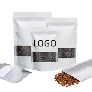 Bolsas de Papel Kraft Biodegradables Digitales Clásicas Impresas Personalizadas con Cierre para Envasar Té, Café, Pizza y Ensaladas - Product Image 1