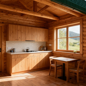 <span class=keywords><strong>Casa</strong></span> de madera rústica, <span class=keywords><strong>casa</strong></span> prefabricada de madera modular prefabricada para la vida familiar - Product Image 4