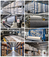 Dalles de moquette de bureau en nylon/PP, style lignes abstraites, à poils coupés, amorties, fabriquées en Chine, pour usage commercial et personnalisables en usine – Offre Spéciale